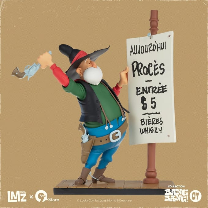Lucky Luke De Rechter Beeld 22 cm