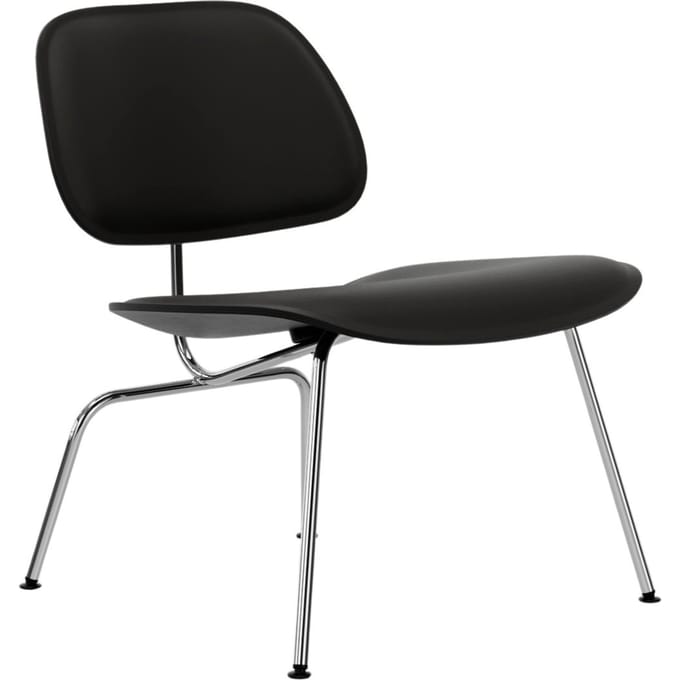 Vitra - Plywood Group LCM stoel leer - essen zwart