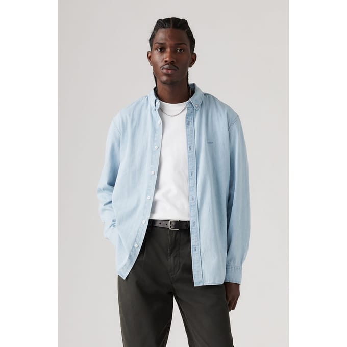 Levi's Authentic Button Down Andre Light Wash Taglia: S | Camicie Casual Outlet | Uomo