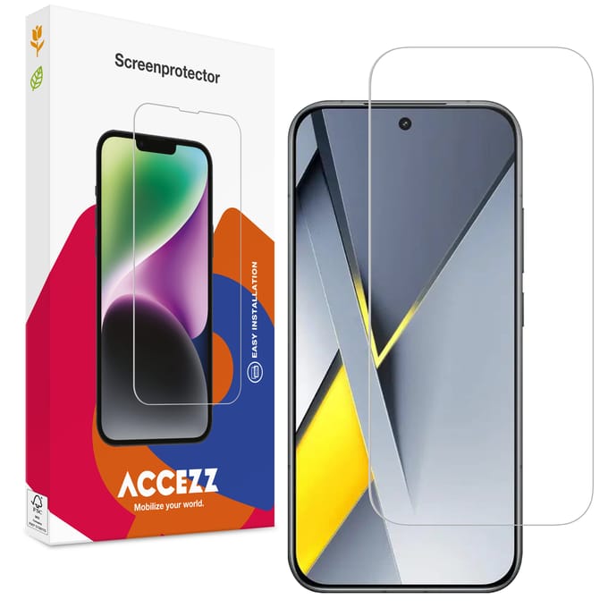 Accezz Screen Protector - Geschikt voor Xiaomi Poco F8 Pro - Gehard Glas Screenprotector
