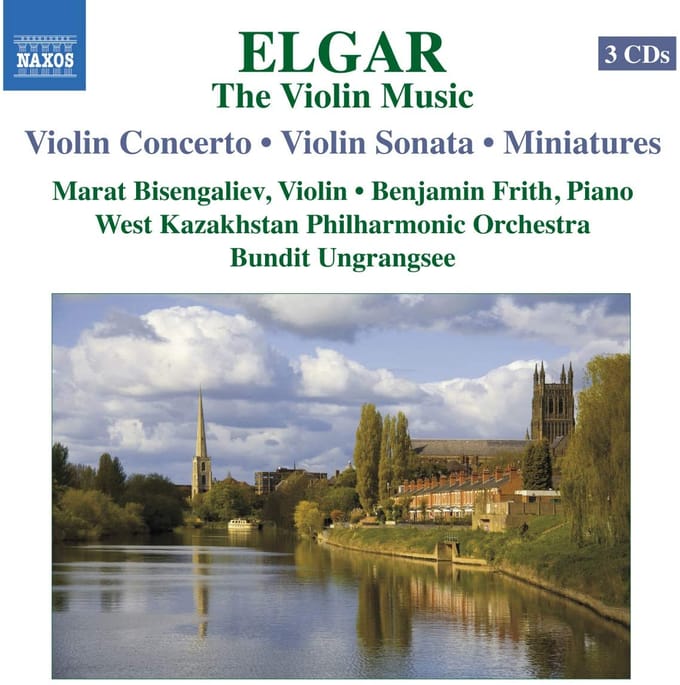 CD E. ELGAR - Vioolmuziek Duitsland Klassiek Gebruikt