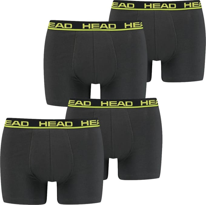 HEAD Heren Boxershorts HEAD BASIC BOXER 4er Pack Veelkleurig S