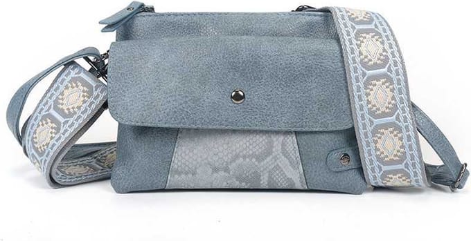 Tas Seattle Blauw - Crossbody/ schoudertas - I'm Dutch