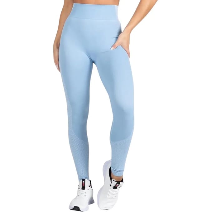 Gorilla Wear Selah Seamless Leggings - Lichtblauw - S/M