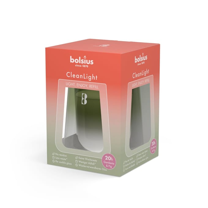 Bolsius Geurkaars Clean Light Starterkit Gardenia / Fig
