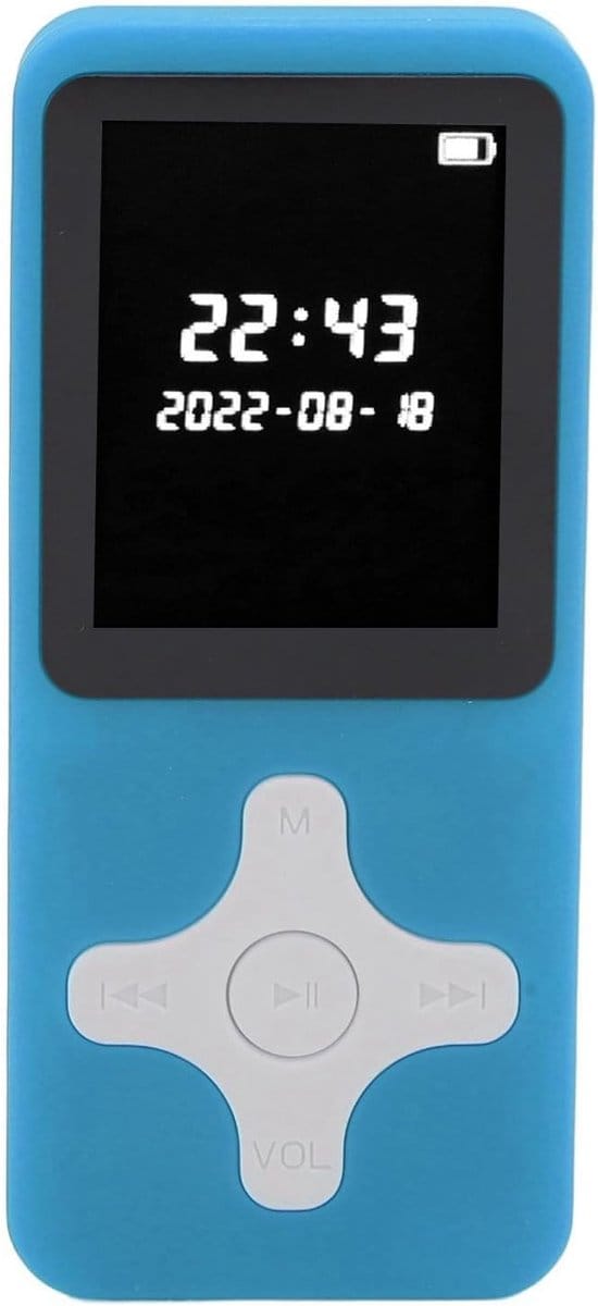 Draagbare MP3 Speler met Bluetooth 5.0, Ingebouwde Speaker, FM Radio en Opnamefunctie