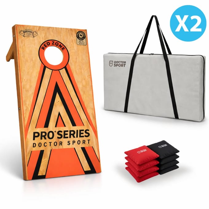 Dr Sport Cornhole Pro+ set - 2 borden - 120x60 cm - 100% hout