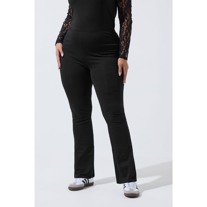 Limited Collection Zwarte Legging Met Kanten Zoom Size 46