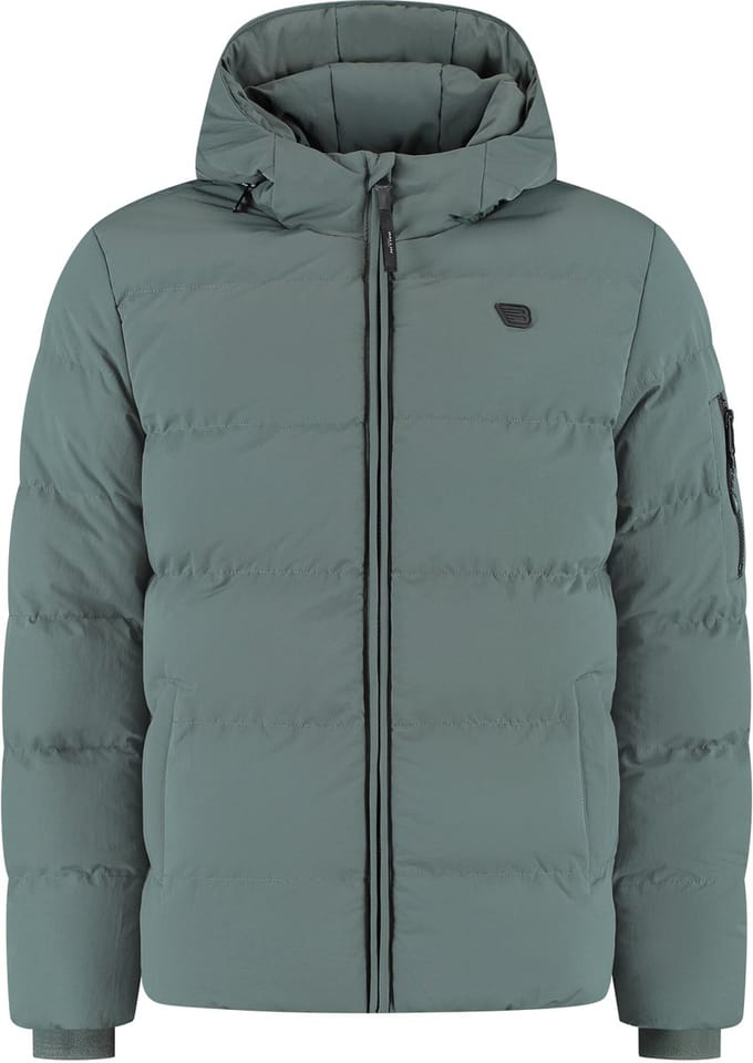Ballin Amsterdam - Heren Regular fit Jackets Padded - Army Green - Maat M