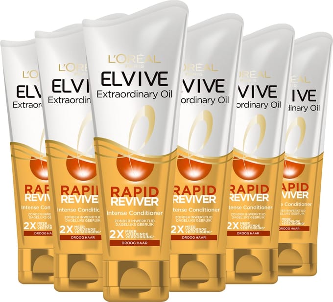 L'Oréal Paris Elvive Extraordinary Oil - Rapid Reviver - 6 x 180ml