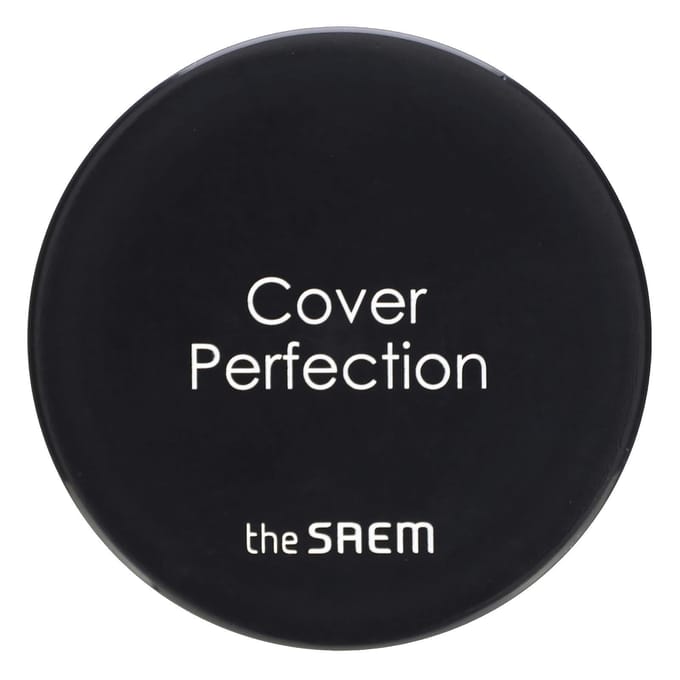 The Saem, Cover Perfection, Pot Concealer, 0.5 Ice Beige, 0.14oz black