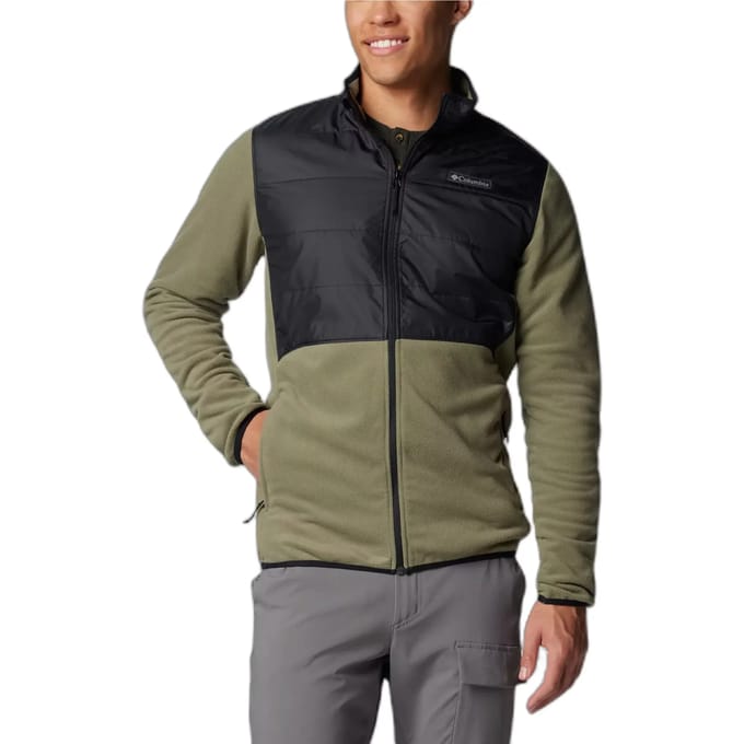 Fleece met volledige rits Columbia Hybride Basin Butte II