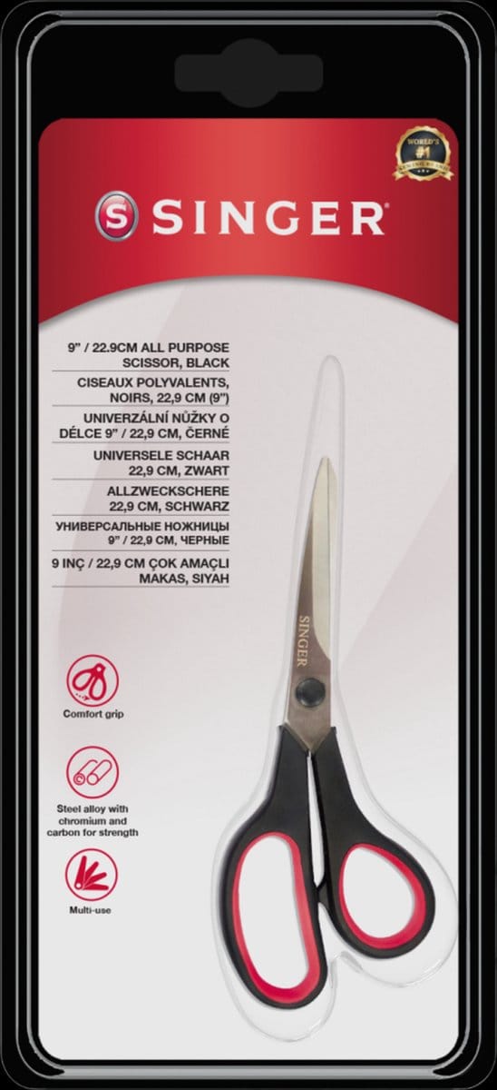 Singer Universele schaar zwart 22,9cm
