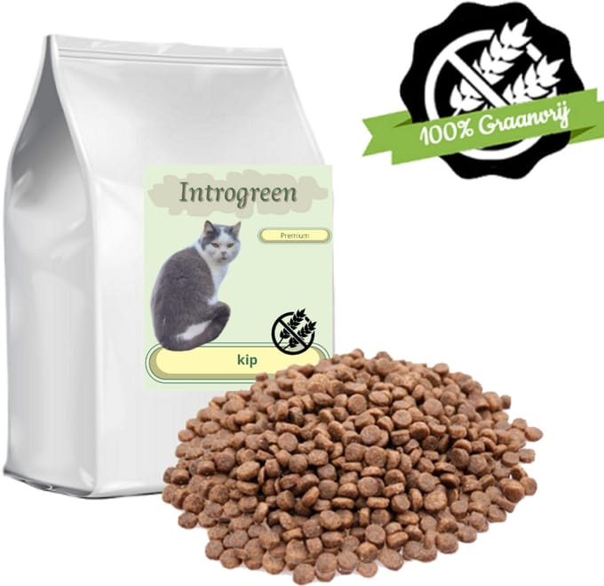 Premium Kat Graanvrij Kip: Complete, Graanvrije Voeding voor Volwassen Katten 10 kg