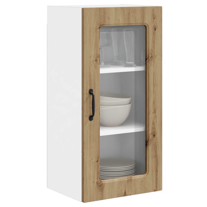 vidaXL - Vaatwasserpaneel - Kalmar - Artisan - Eiken - 40 - x - 31 - x - 80 - cm