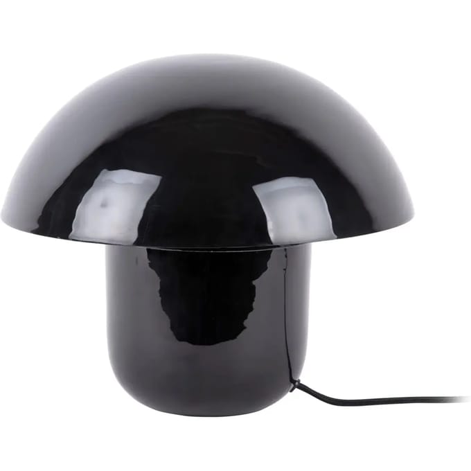 Leitmotiv Tafellamp Fat Mushroom - Zwart - 29x29x25cm - Modern