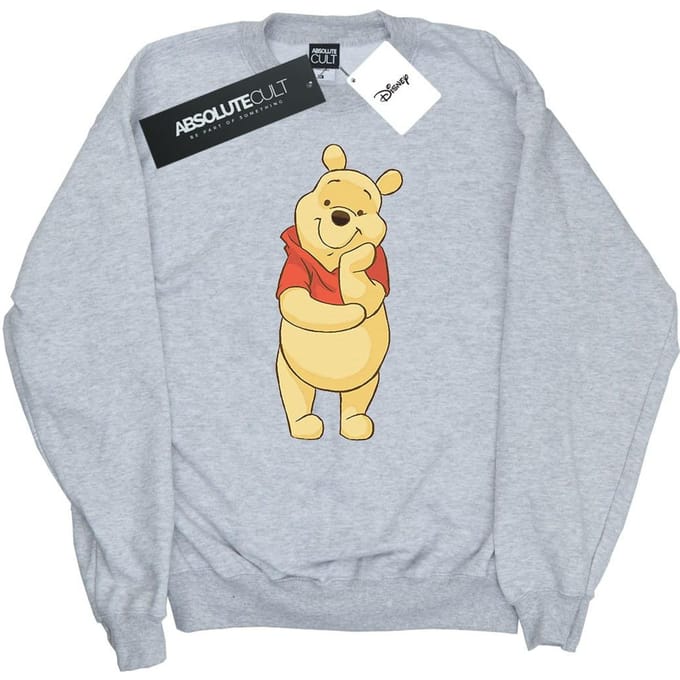 Disney Dames/Dames Winnie De Poeh Schattig Sweatshirt (Sportgrijs)
