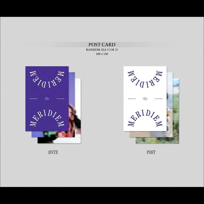 Kim Jong Hyeon - MERIDIEM 1e Mini Album RANDOM_NO POSTER gray