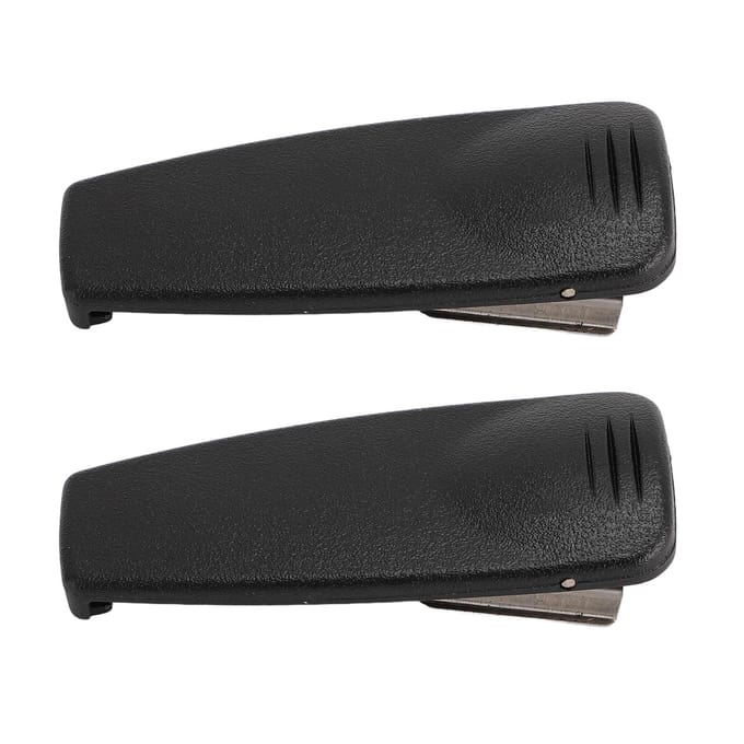 Lot de 2 clips de ceinture de rechange pour interphone Harris pour Ma‑Com pour Ericsson P7300 P5300 7100P gray