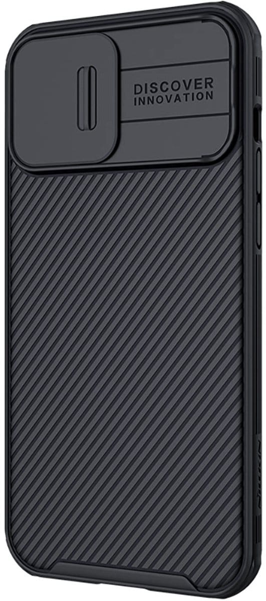 Telefoonhoesje geschikt voor Apple iPhone 13 Pro Max - CamShield Pro Armor Case - Back Cover - Zwart