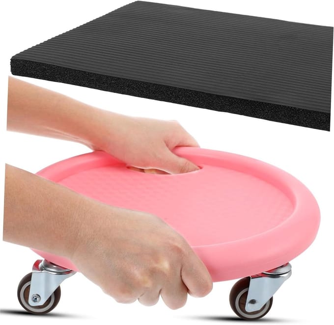 Buikspier Wielen - Core Trainer - Krachtige Workout - Zelfcorrigerend Ontwerp - 40 cm Lengte - Multi