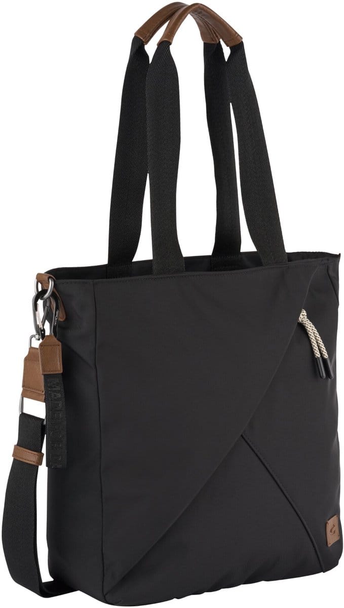 camel active schoudertas Aurum Zip Tote Bag Black zwart