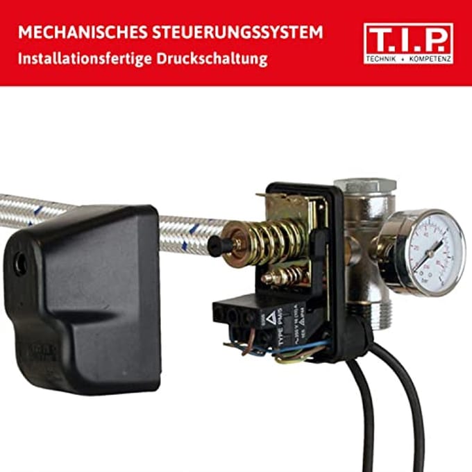 Hydrofoorpomp met Drukvat - 2800 l/u Capaciteit, Max. 42 m Opvoerhoogte, 600 W
