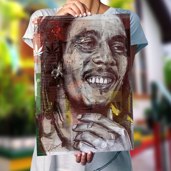 Reggae poster 50x70 cm