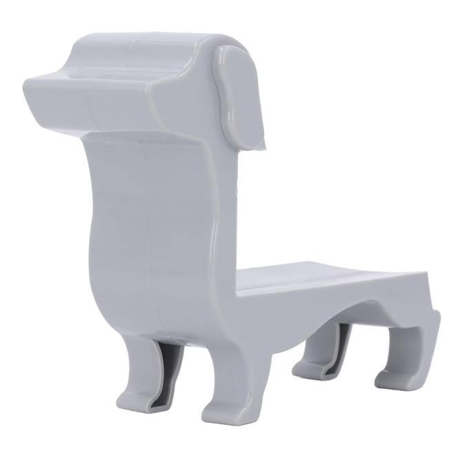 Teckel Wijnfleshouder Multifunctioneel Plastic Tafelblad Keuken Wijn Organizer Grijs Gray white