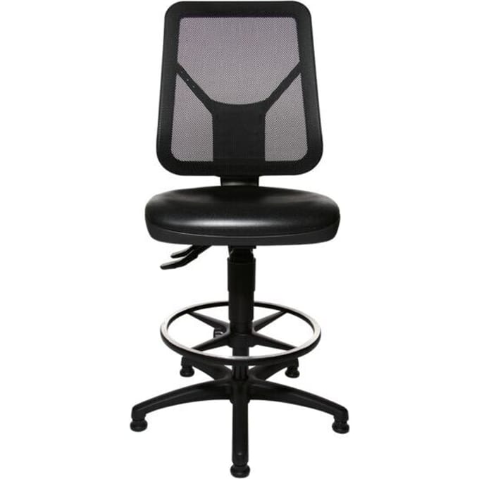 Topstar TEC 80 C bureaudraaistoel met vloerglijders + voetenring ...