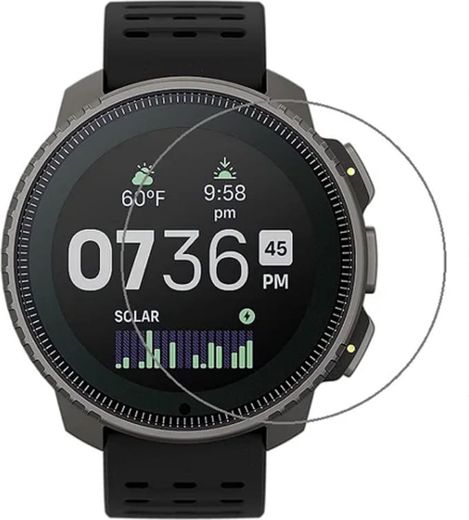 Screenprotector geschikt voor Suunto Vertical – Gehard glas – Hoge kwaliteit screen protector – Tempered Glass 9H – 1 stuks – TechDefend