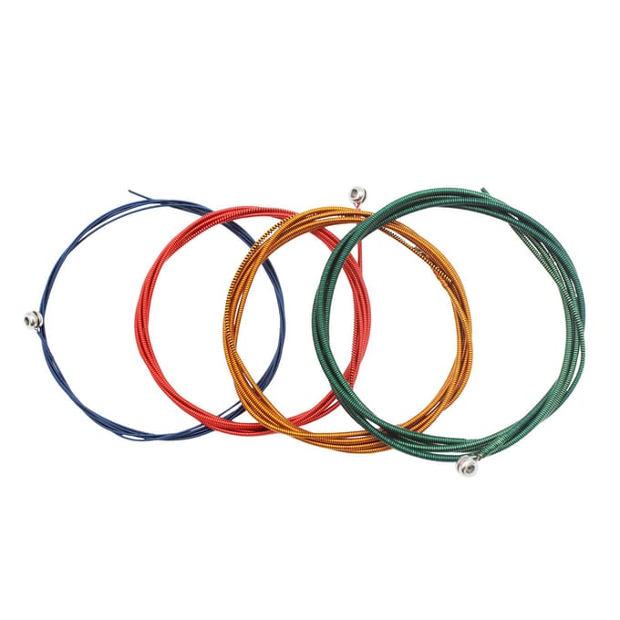 IRIN 4 pièces cordes de basse électrique cordes en acier pour basse électrique importé noyau en acier Hexagonal Musical 4 Pcs brown