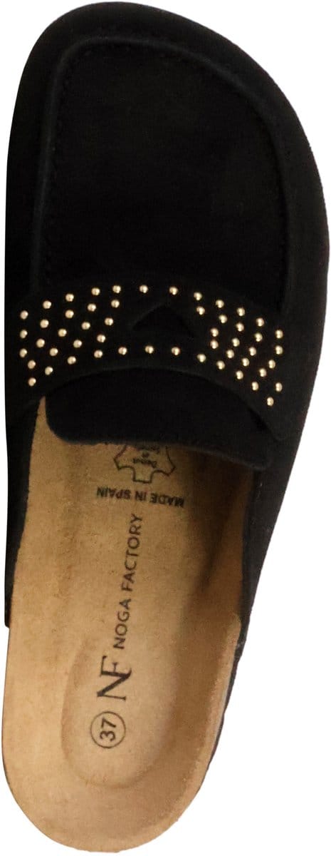 Noga Gassirette leren mocassin-pantoffels met studs