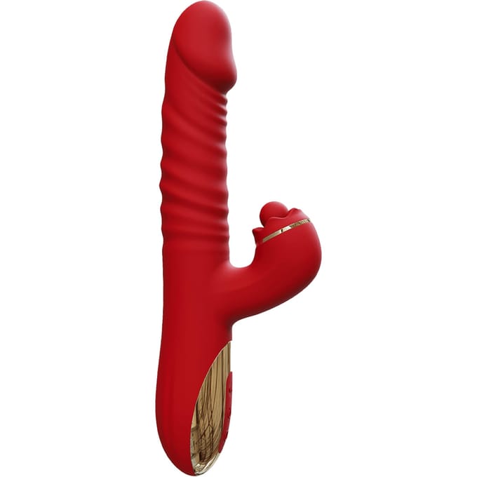 Intoyou - Ascen - Rabbit Vibrator - Stotende en Oscillerende Rabbit Vibrator met App Control - Rood