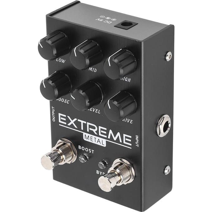 Gitaar Distortion Effect Synthesizer Pedaal Meerdere Modi Verstelbaar Elektrische Gitaar Extreem Pedaal black