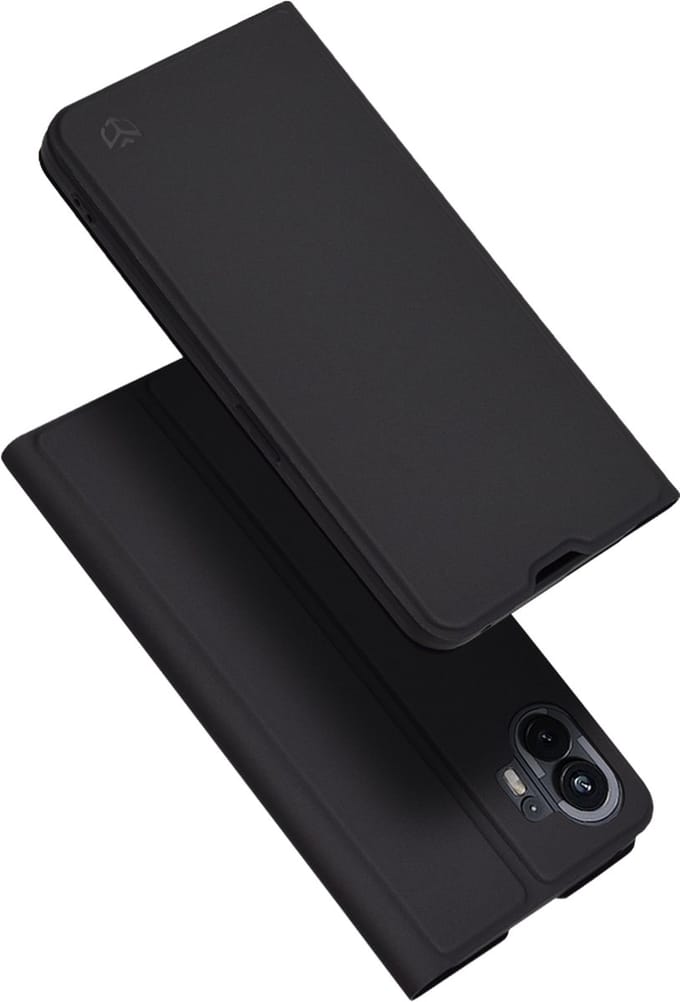 Hoesje geschikt voor Nothing Phone (2) - Techsuit Magskin Book Wallet Case - Zwart