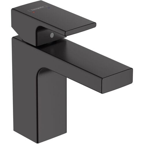 Hansgrohe Vernis Shape wastafelkraan - model 100 - opbouw - laag - eengreeps - mat zwart