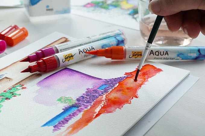 KREUL Aqua Verfmarker SOLO Goya, Powerpack XXL