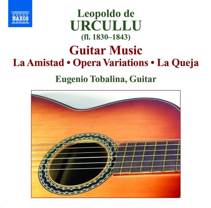 Eugenio Tobalina - De Urcullu: Guitar Music (CD)