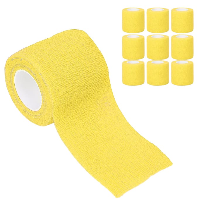 10 Stuks Multifunctioneel Wegwerp Zelfklevend Elastisch Verband Schokbestendig Antislip Tattoo Handvat paars
