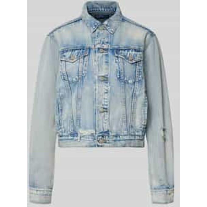 Regular Fit spijkerjack in denimlook model 'Classic'