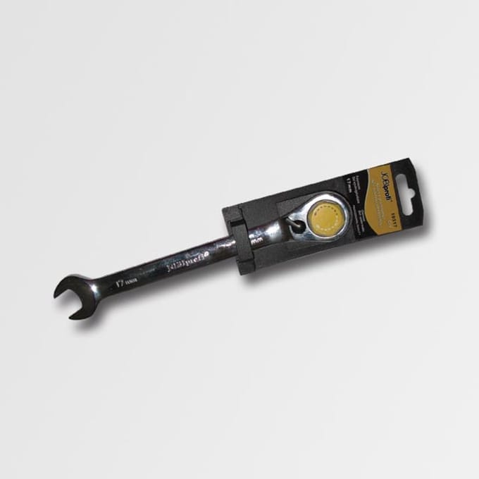Jobi W10312 - Ringsleutel - 12mm - Ratchet Mechanisme - Corrosiebestendig