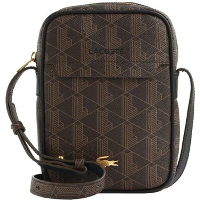 Lacoste The Blend - Schoudertas 21.5 cm (mono slate black shitake)