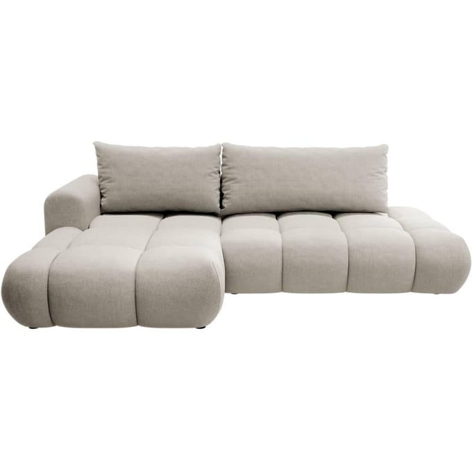 Hoekbank met slaapfunctie Ontaria links chenille | Selsey Design