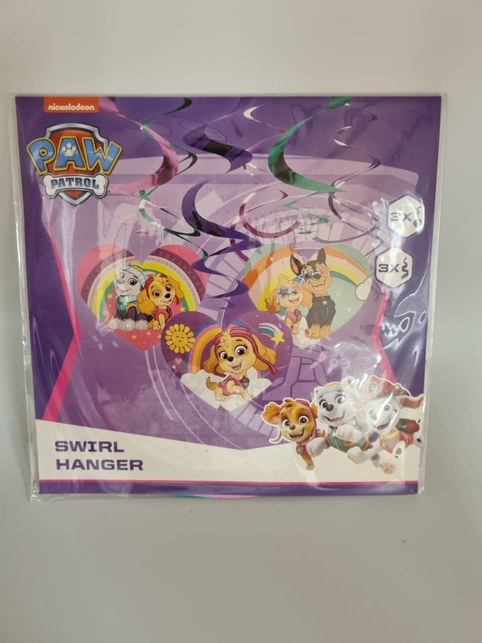 Spiraal hanger - slinger - feestversiering - paw patrol