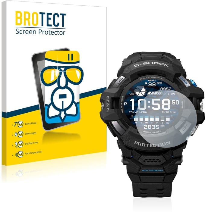 Screenprotector voor Casio G-Shock GSW-H1000 Beschermglas transparant