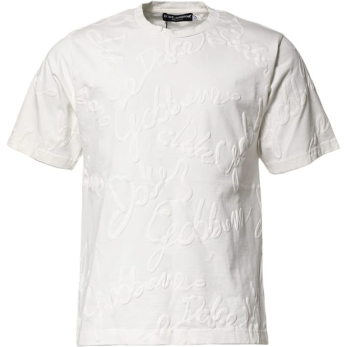 Gegraveerd Logo T-shirt met Korte Mouwen