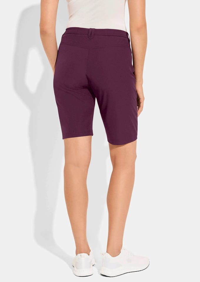 Bermuda van Active-stretchmateriaal - bordeaux - Gr. 48 van Goldner Fashion
