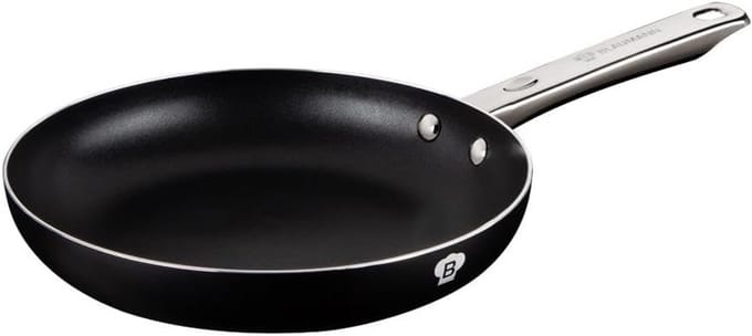 Koekenpan Inductie 28 cm Aluminium Zwart met RVS Handvat