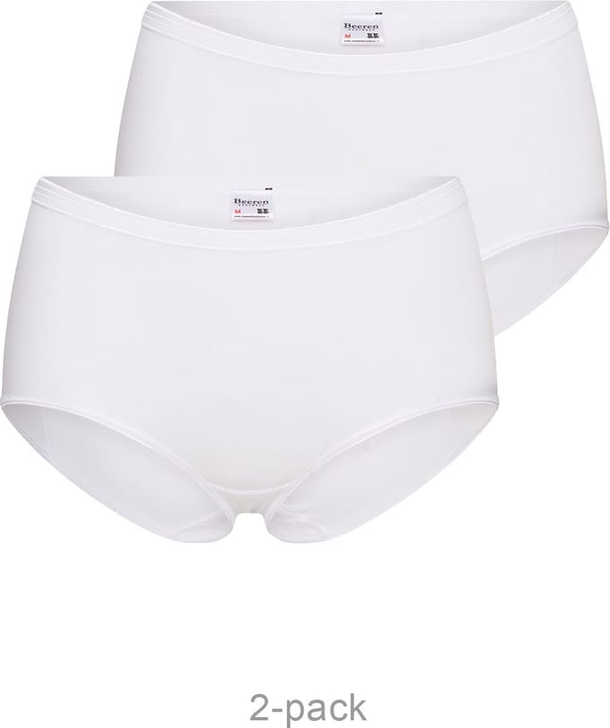 Beeren dames 2 pack slip maxi comfort feeling - Wit / M